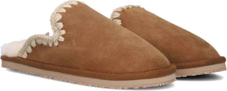 Mou Eskimo Slipper Zilver Suède Dames Gray Dames