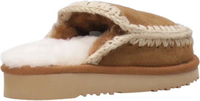 Mou Eskimo Slipper met EVA-zool Brown Dames