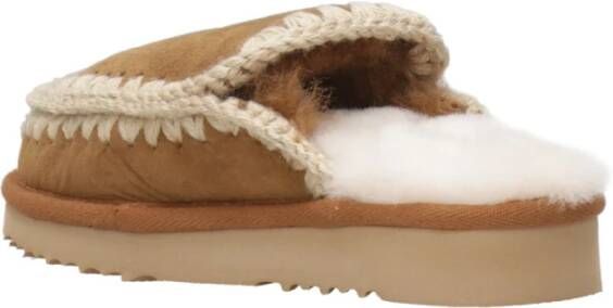 Mou Eskimo Slipper met EVA-zool Brown Dames