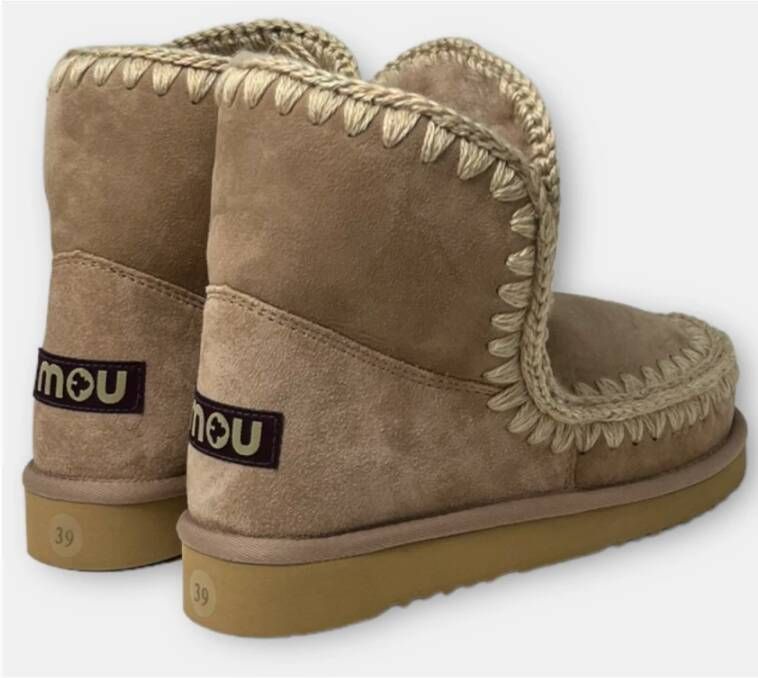 Mou Eskimo Style Enkellaarsjes Brown Dames