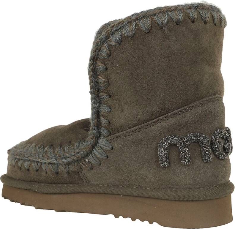 Mou Glitter Logo Eskimo Stijl Green Dames