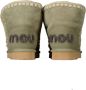 MOU Lichtgroen Eskimo 18 Glitter Logo Pantoffels Lichtgroen Mu.fw101050a - Thumbnail 5