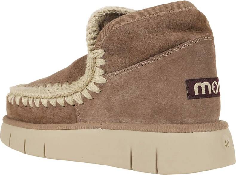 Mou Grijze Eskimo Bounce Sneaker Beige Dames