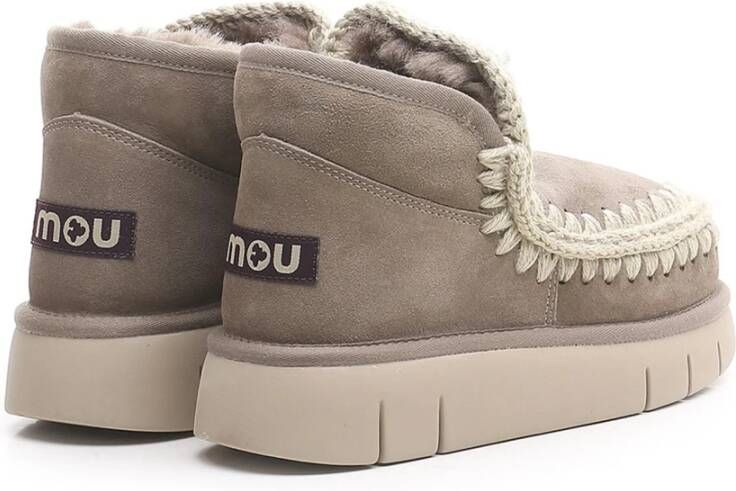 Mou Grijze Eskimo Bounce Sneaker Laarzen Gray Dames