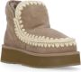 Mou Grijze Shearling Laarzen met Wolstiksels Gray Dames - Thumbnail 3