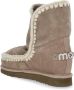 Mou Grijze Shearling Laarzen met Wolstiksels Gray Dames - Thumbnail 2