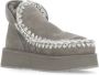 Mou Grijze Shearling Winterlaarzen Gray Dames - Thumbnail 3