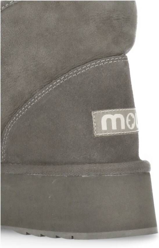 Mou Grijze Shearling Winterlaarzen Gray Dames