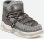 Mou Grijze Vetersneakers met Warm Design Brown Dames - Thumbnail 2