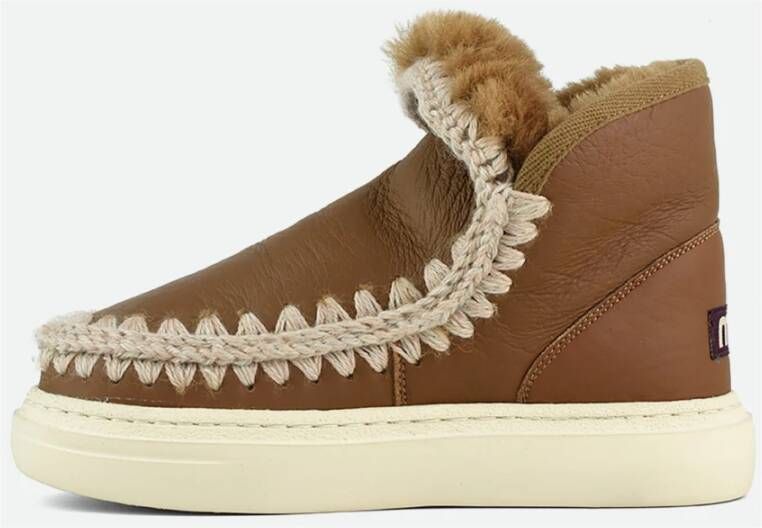 Mou Winter Eskimo Sneaker Lakleren Laarzen Black Dames - Foto 4