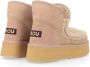 Mou Handgemaakte Mini Eskimo Suede Platform Laars Brown Dames - Thumbnail 2