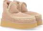 Mou Handgemaakte Mini Eskimo Suede Platform Laars Brown Dames - Thumbnail 5