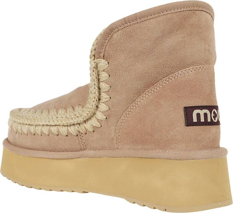 Mou Mini Eskimo Platform Boot Beige Dames