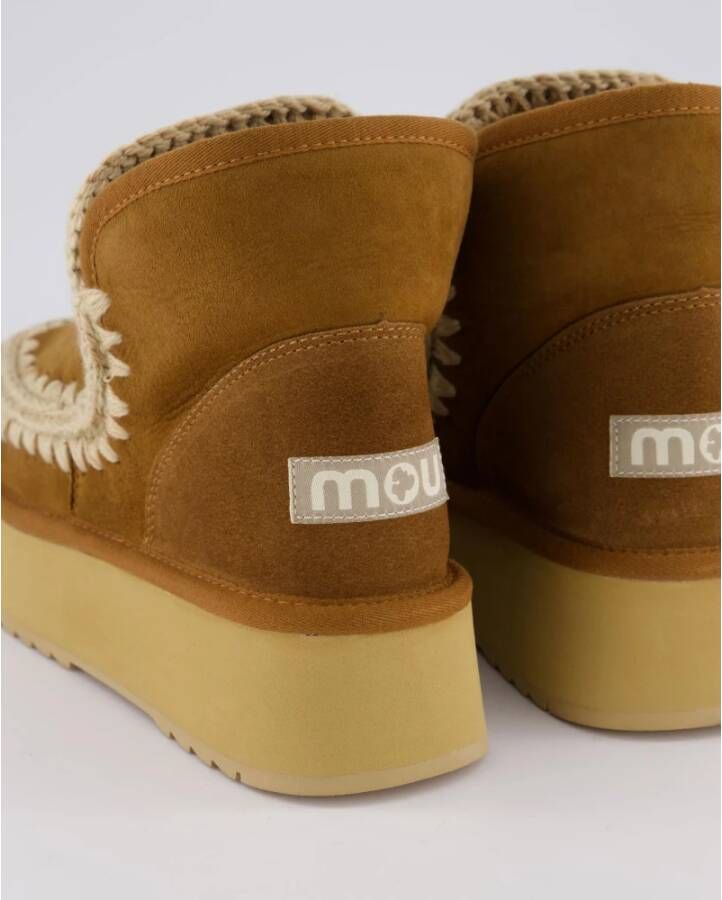 Mou Mini Eskimo Platform Boot Brown Dames