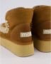 MOU Vachtlaarzen Dames Mini Eskimo Platform Boot Maat: 35 Materiaal: Suède Kleur: Cognac - Thumbnail 10