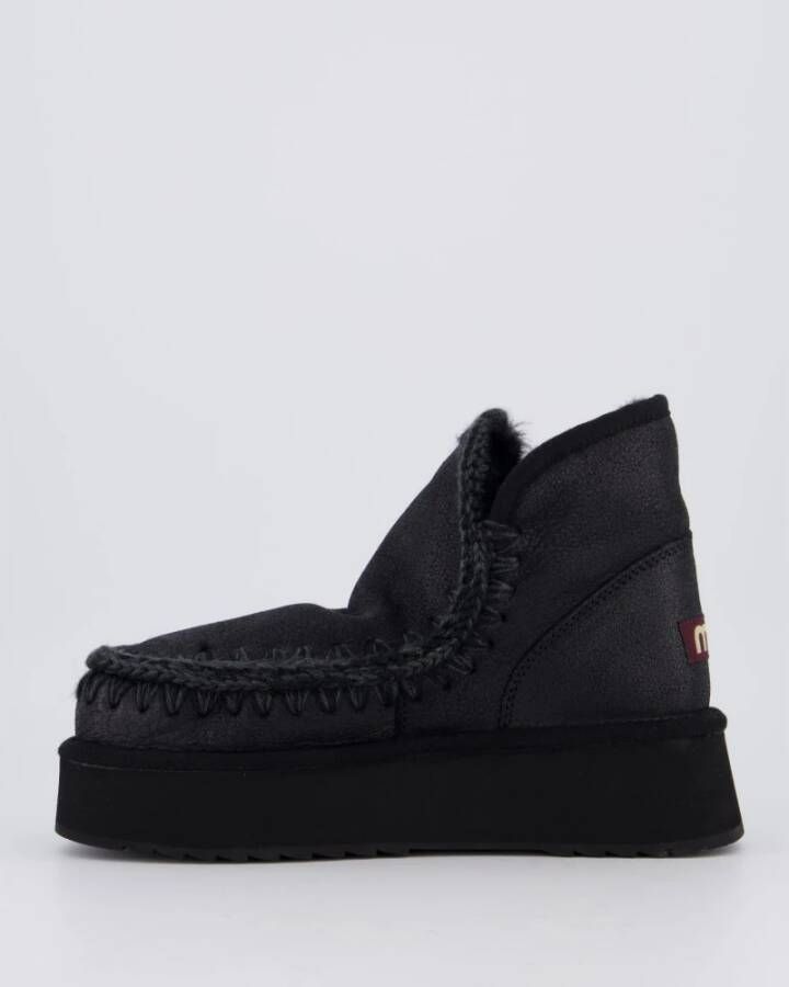 Mou Mini Eskimo Platform Laarzen Black Dames