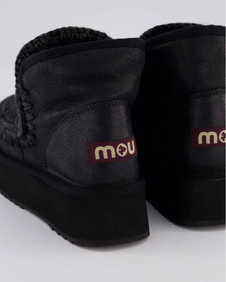 Mou Mini Eskimo Platform Laarzen Black Dames