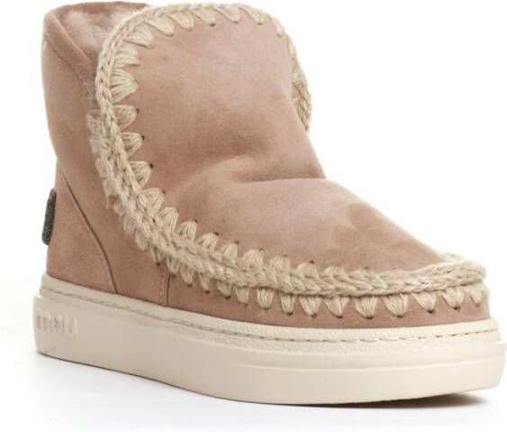 Mou Nude Suède Sneakers Beige Dames