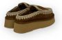 MOU Instappers Dames Clog Eskimo Platform Maat: 39 Materiaal: Suède Kleur: Cognac - Thumbnail 8