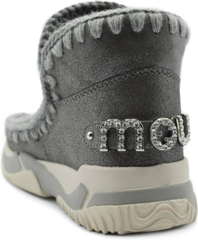 Mou Rhinestone Trainer Laarzen Gray Dames