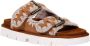 MOU New Bio Slippers Dames Cognac - Thumbnail 11