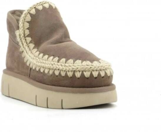 Mou Shearling Eskimo Bounce Sneaker Gray Dames