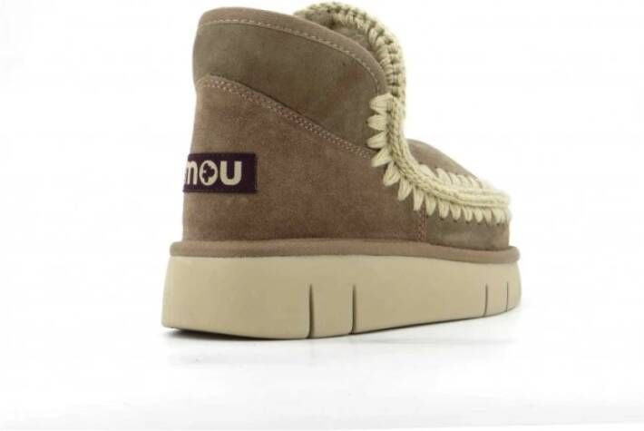 Mou Shearling Eskimo Bounce Sneaker Gray Dames