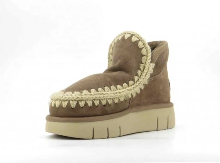 Mou Shearling Eskimo Bounce Sneaker Gray Dames