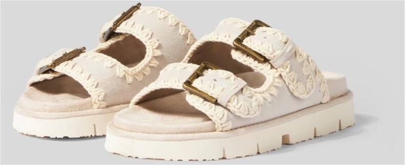 Mou Sliders Beige Dames