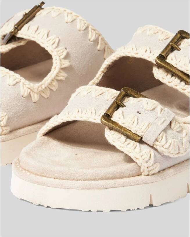 Mou Sliders Beige Dames