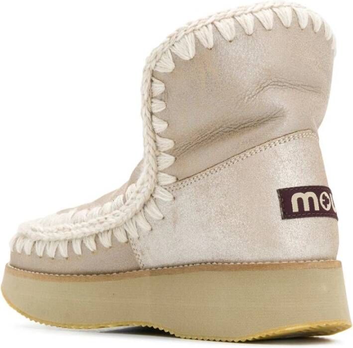 Mou Sneakers Beige Dames - Schoenen.nl