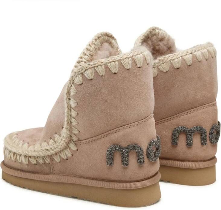 Mou Stijlvolle Laarzen Beige Dames