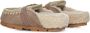 Mou Beige Sandalen met Schapenvacht Voering Beige Dames - Thumbnail 5