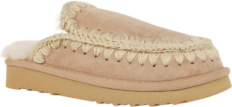 Mou Stikken Eskimo Klomp Beige Dames