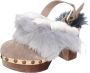 Mou Suede Dames Sandalen Beige Dames - Thumbnail 5