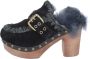 Mou Suede Dames Sandalen Stijlvol Black Dames - Thumbnail 2