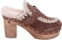 Mou Suede Dames Sandalen Stijlvol Comfort Brown Dames - Thumbnail 3