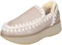 Mou Suede Damessneakers Beige Dames - Thumbnail 5