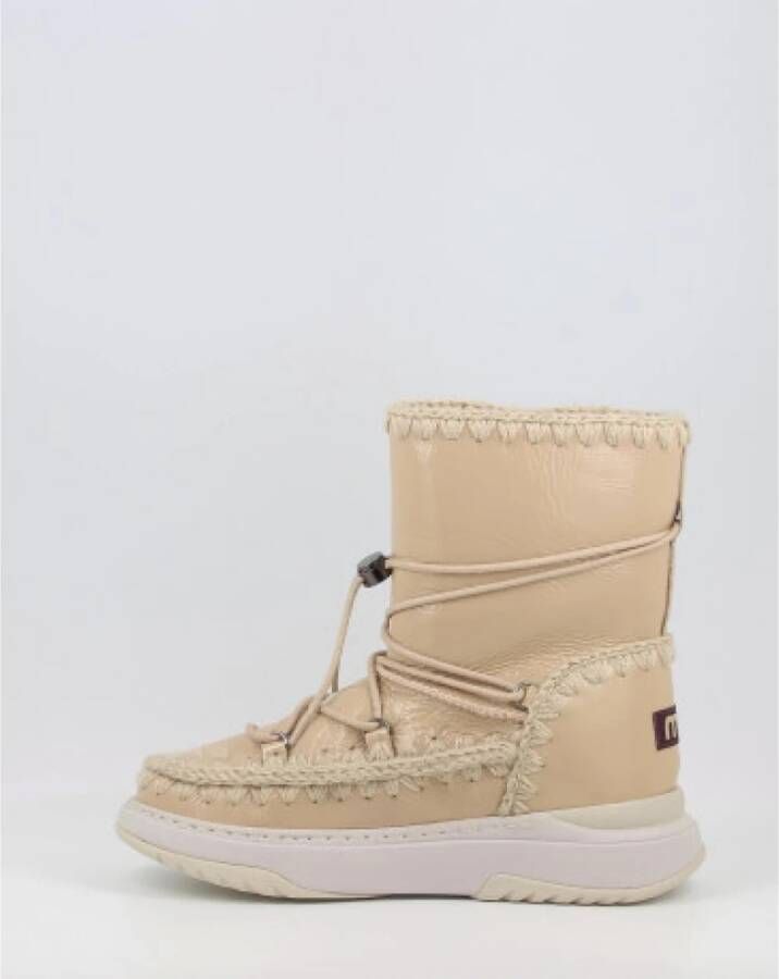 Mou Dames Beige Snowboot met Platform Beige Dames