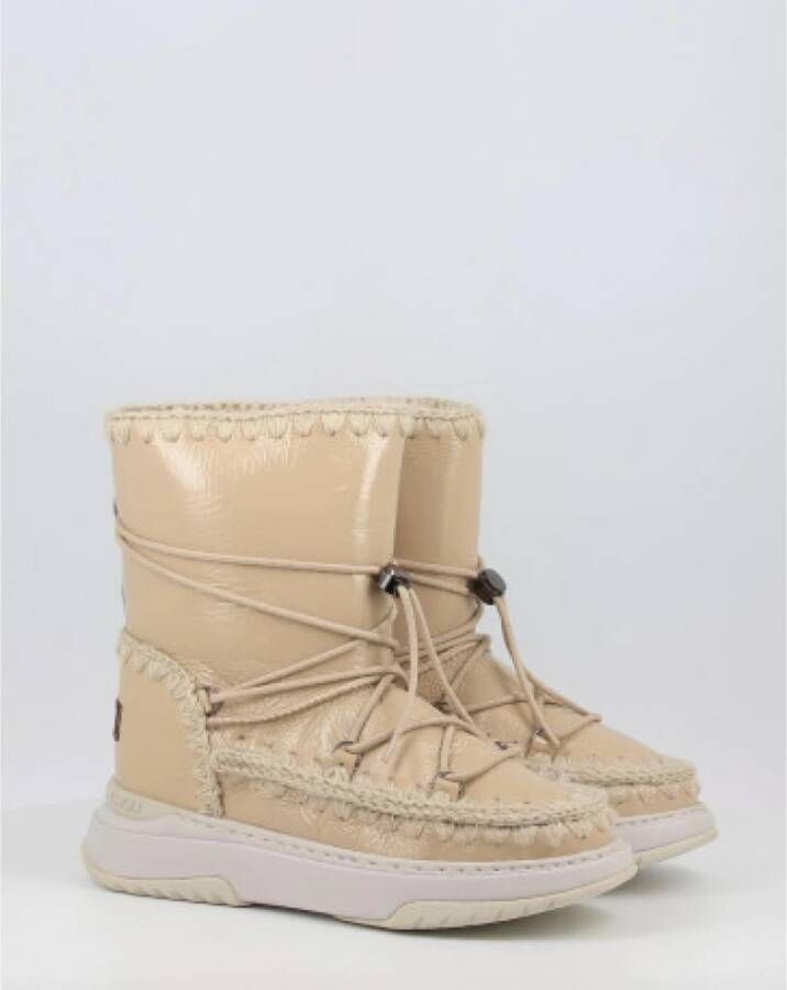 Mou Dames Beige Snowboot met Platform Beige Dames