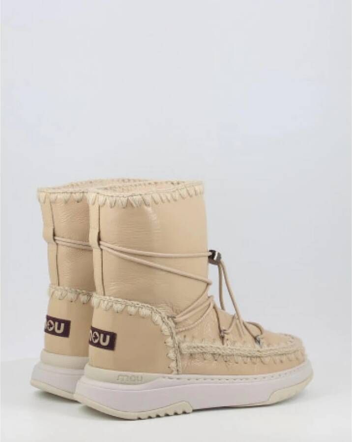 Mou Dames Beige Snowboot met Platform Beige Dames