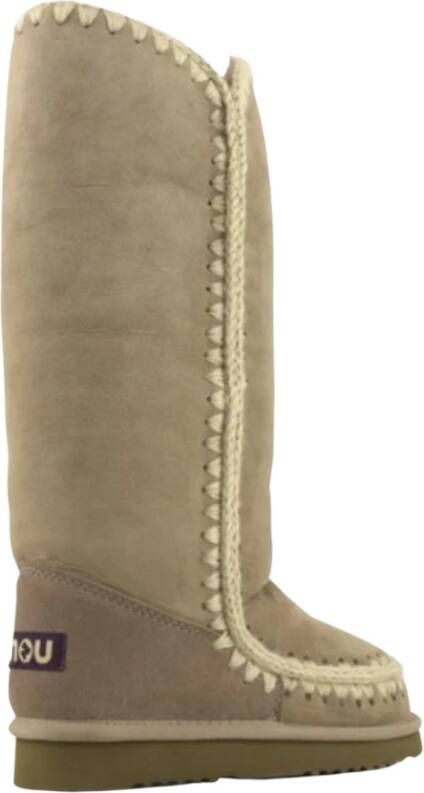 Mou Winterlaarzen Beige Dames