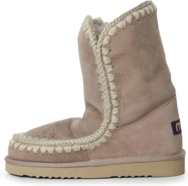 Mou Winterlaarzen Beige Dames