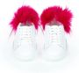 Mr&Mrs Italy Bont Pom Sneakers Contrasterende Hak White Dames - Thumbnail 7