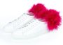 Mr&Mrs Italy Bont Pom Sneakers Contrasterende Hak White Dames - Thumbnail 8