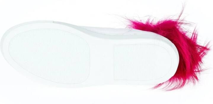 Mr&Mrs Italy Bont Pom Sneakers Contrasterende Hak White Dames