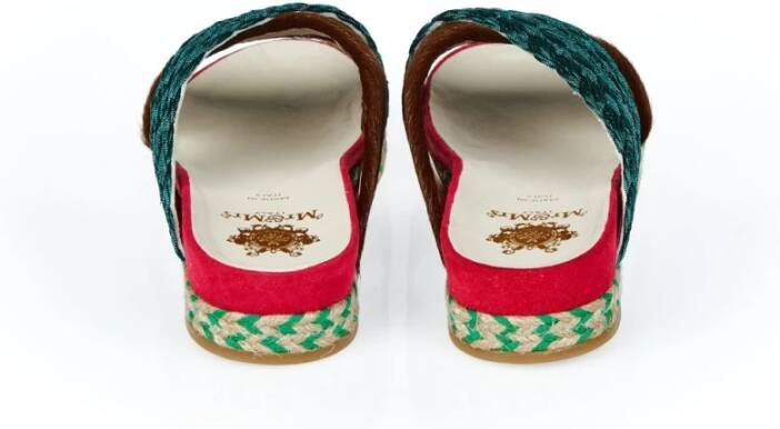 Mr&Mrs Italy Bont Sandaal Schoenen met Rubberen Zool Multicolor Dames