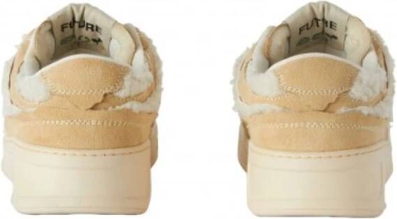 Msgm Future Basket Low Sneakers Beige Dames