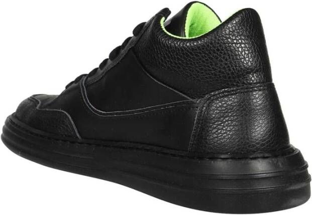 Msgm Lage leren sneakers Black Heren