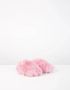 Msgm Lage zool ronde neus slipper met decoratief pluizig garen Roze Dames - Thumbnail 2